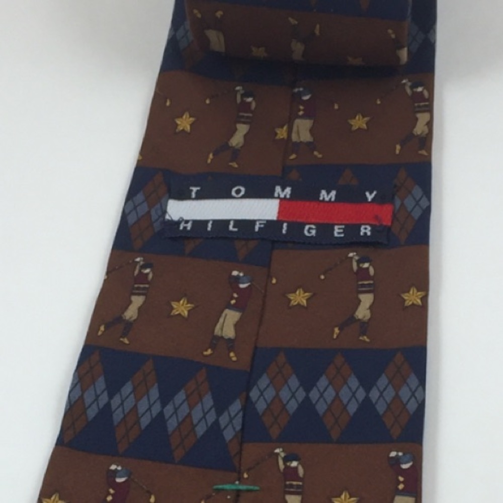 Men’s golf print tie
